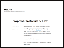 Tablet Screenshot of mozcafe.com
